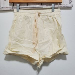Beige Botany Shorts
